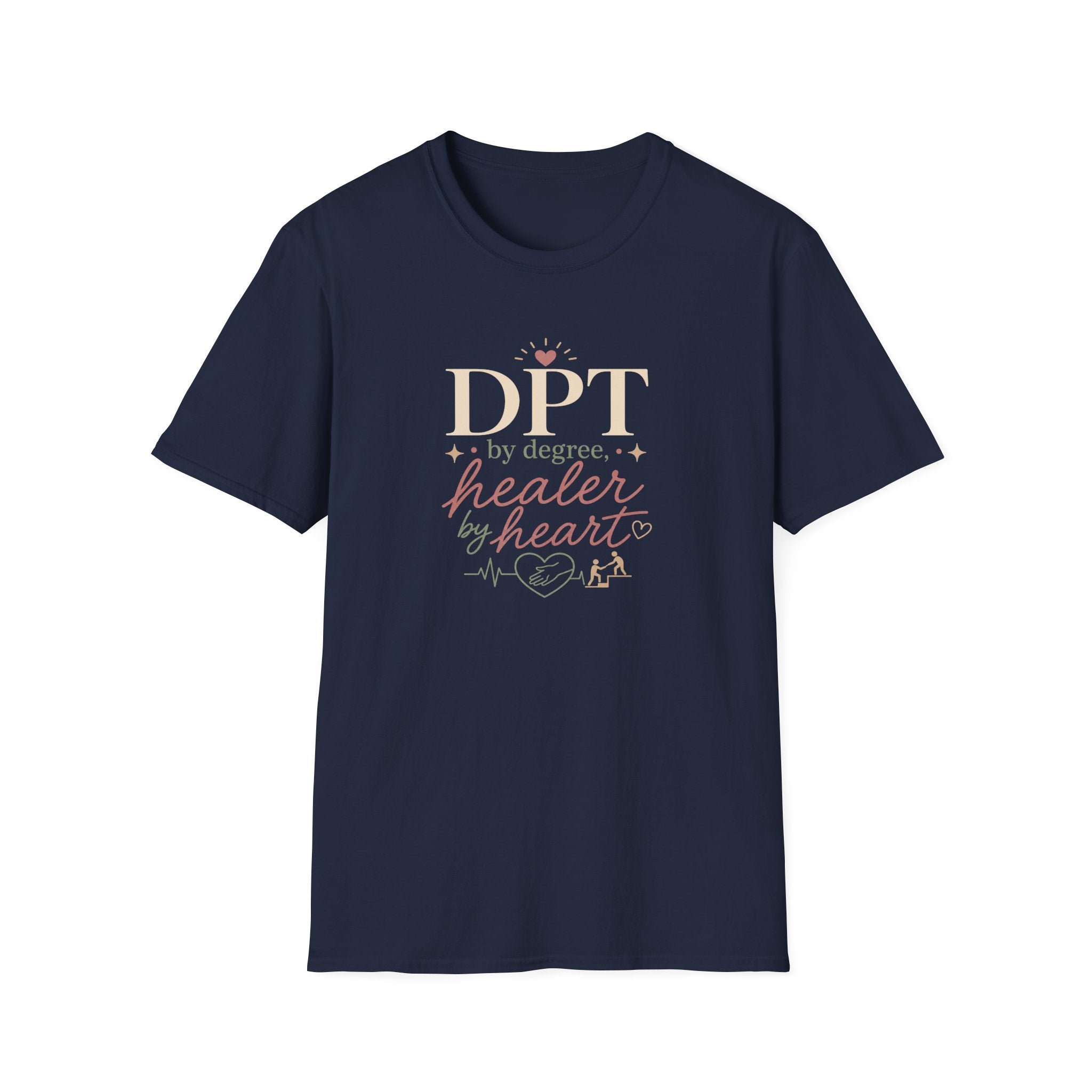 DPT By Degree, Healer By Heart T-Shirt