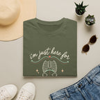 Here for Diaphragmatic Breathing T-Shirt